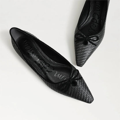 Black Faux Leather