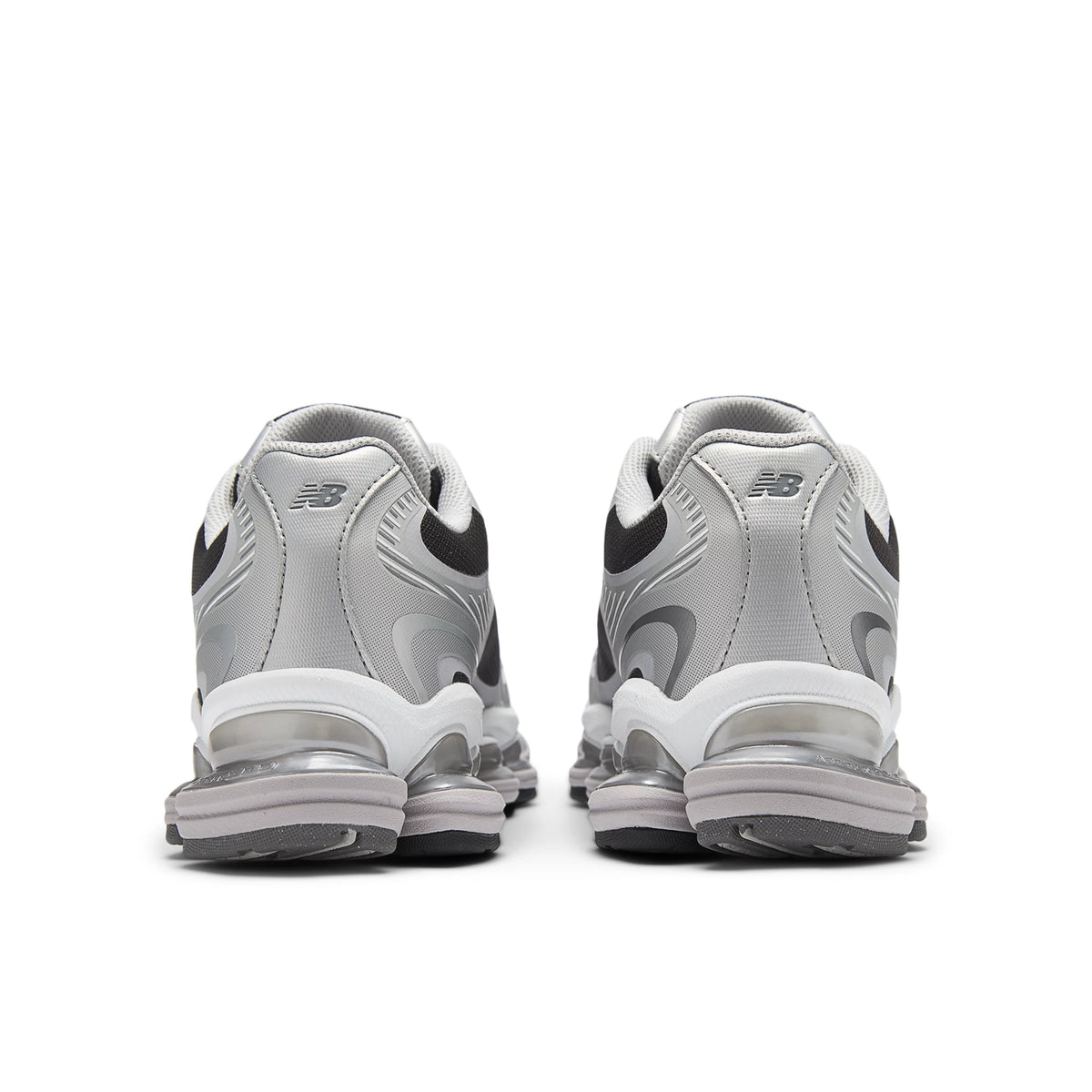 Silver Metallic With Faded Black
