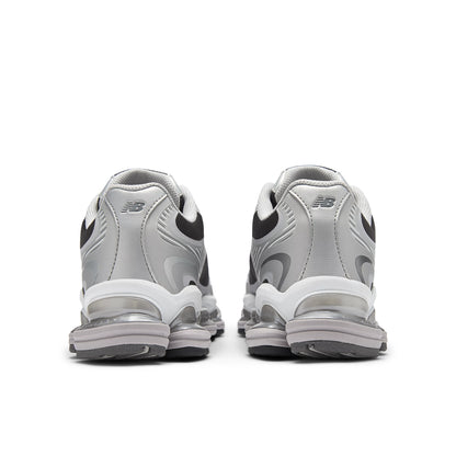 Silver Metallic With Faded Black