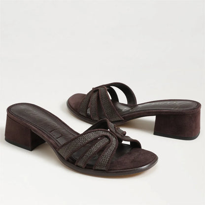 Café Noir Faux Raffia/Suede