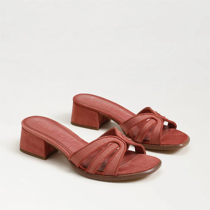 Indie Pink Faux Raffia/Suede