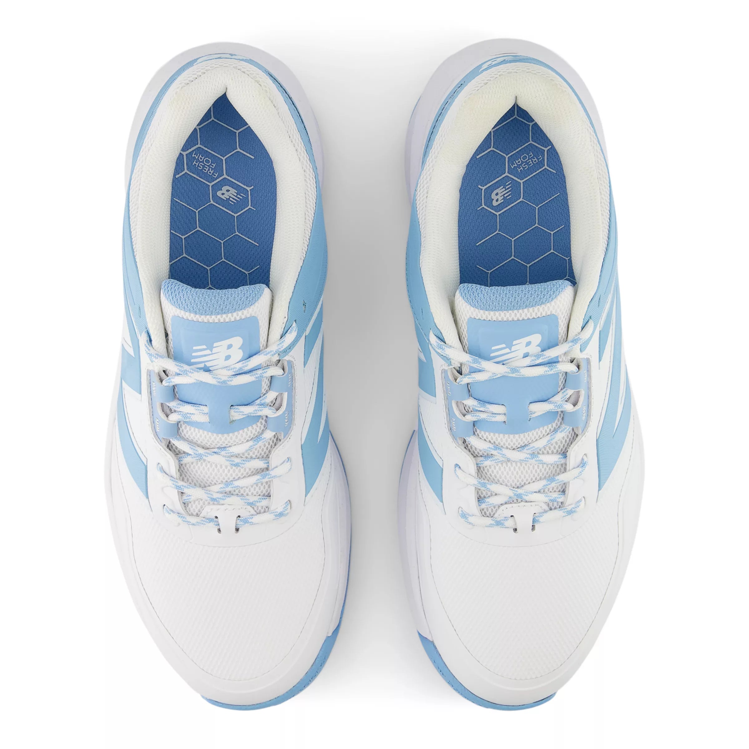 Light Blue With White