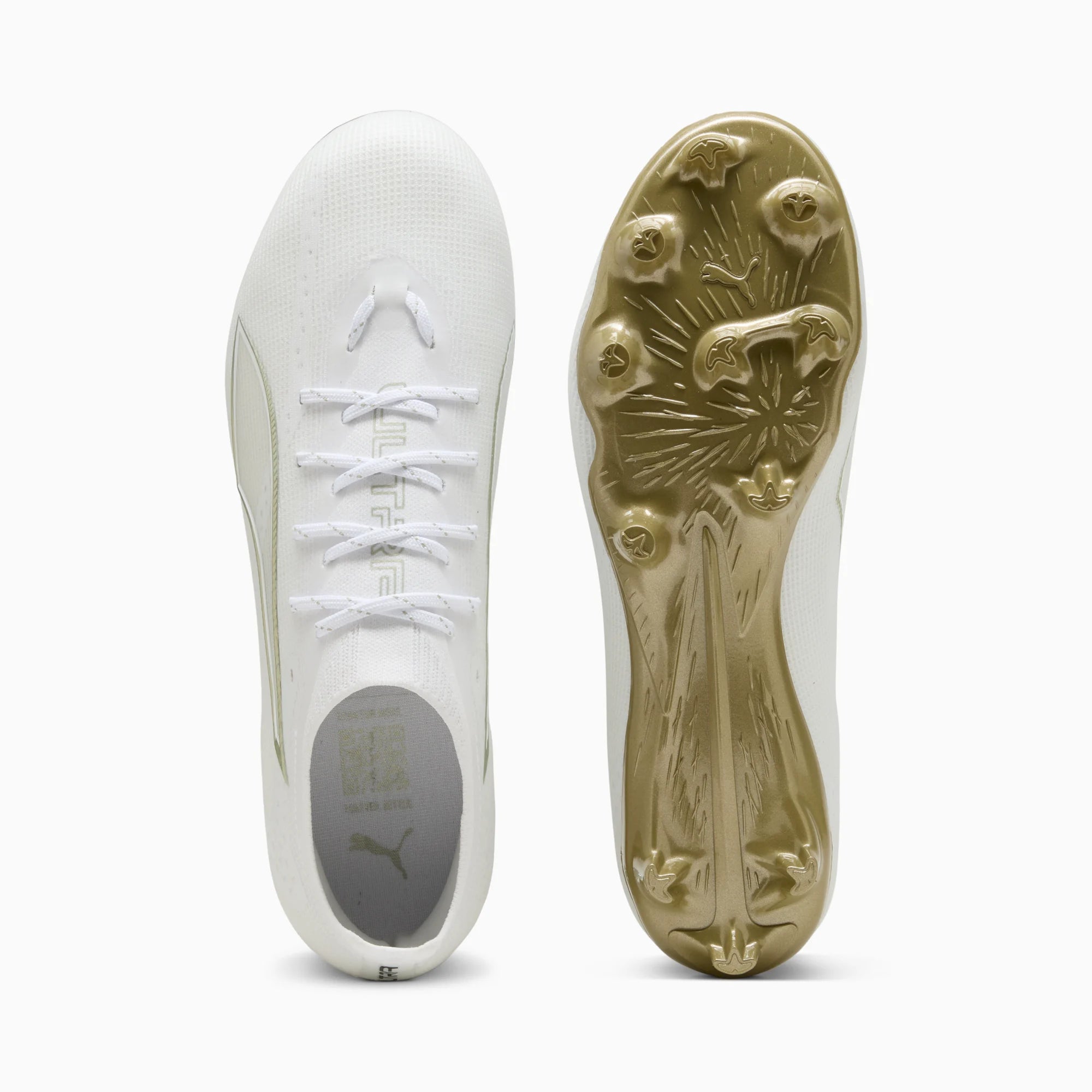 PUMA White-Metallic Gold-PUMA Black