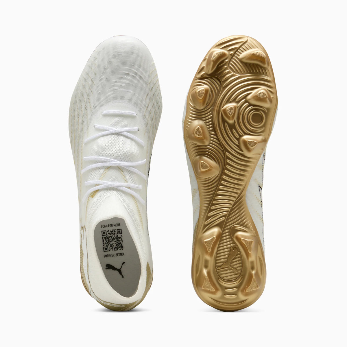 PUMA White-Metallic Gold-PUMA Black