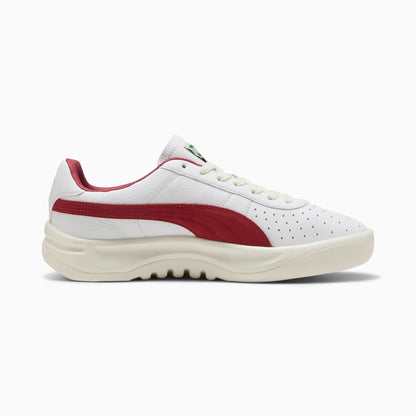 PUMA White-Dark Crimson