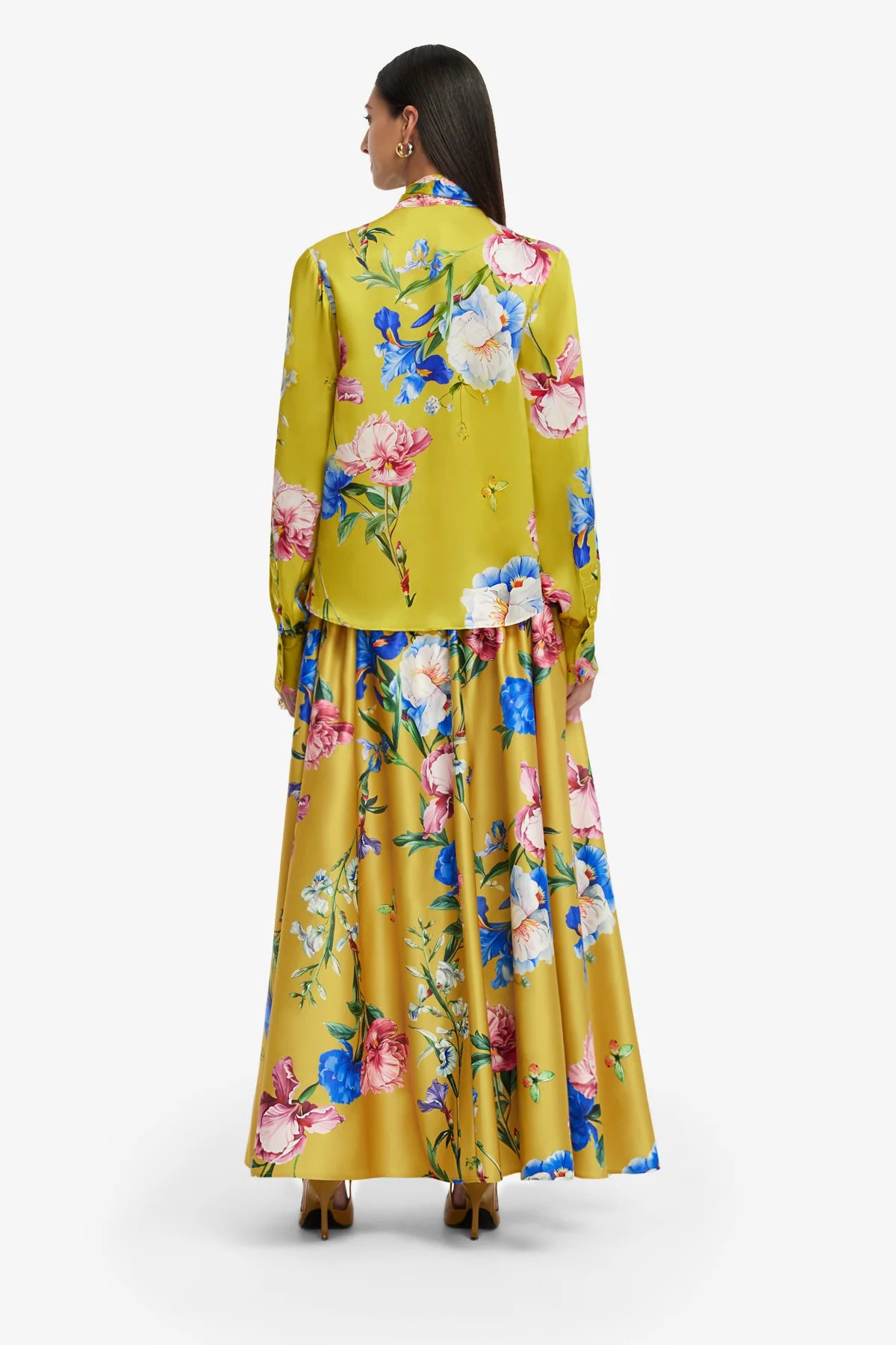Garden Print in Mustard 2