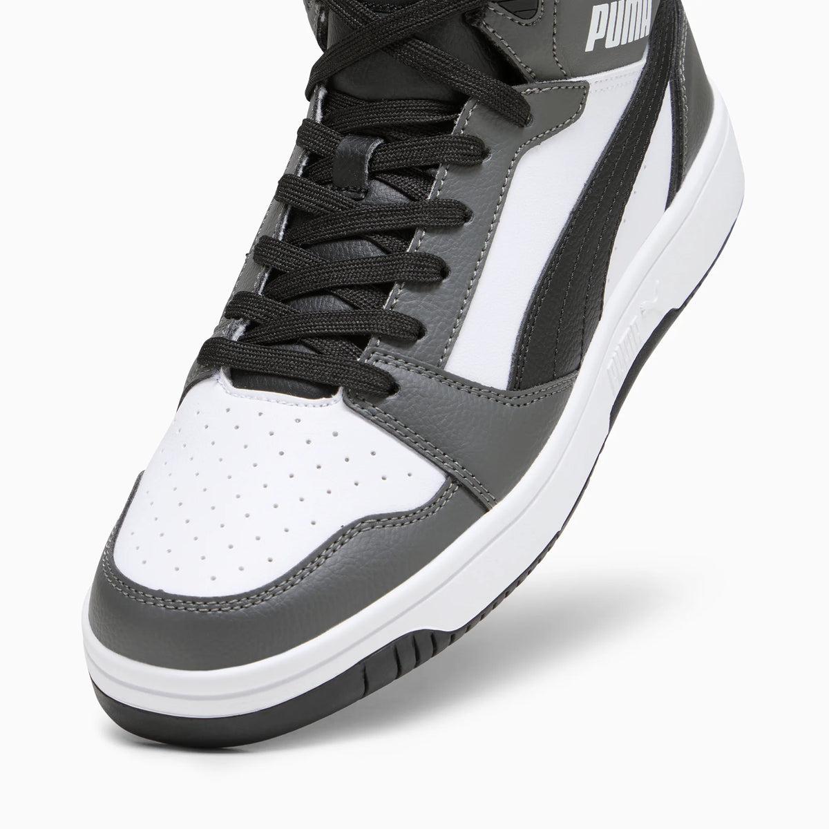 PUMA White-PUMA Black-Shadow Gray