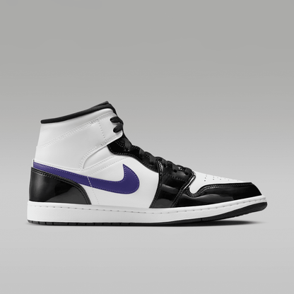 Black/White/Court Purple/Bright Mango
