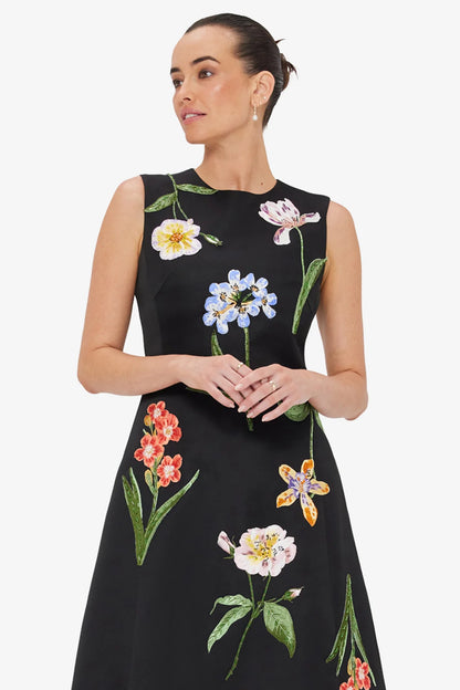 Botanical Print in Ebony