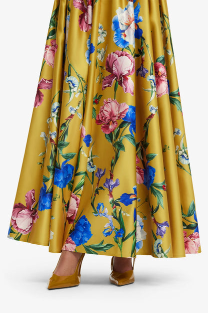 Garden Print in Mustard 2