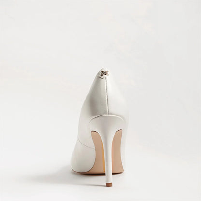 Bright White Leather