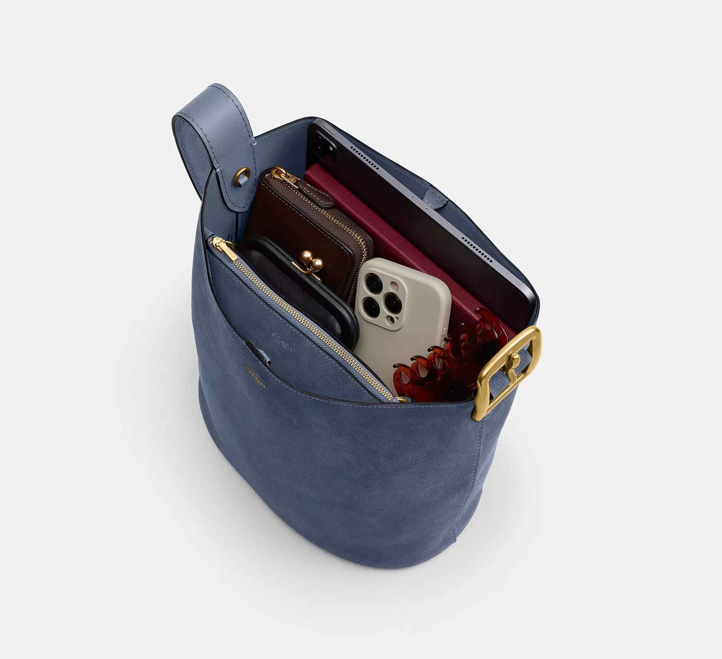 Brass/Light Denim