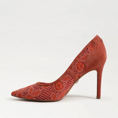 Coral Clay Mesh Fabric