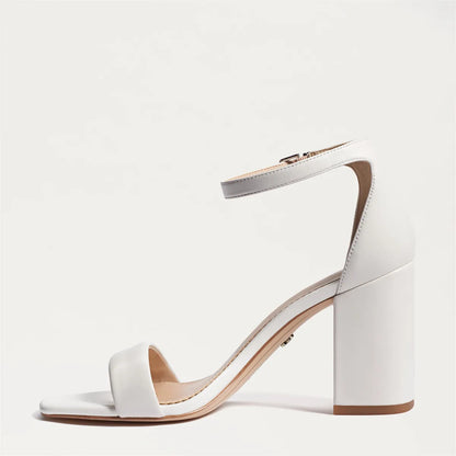Bright White Leather