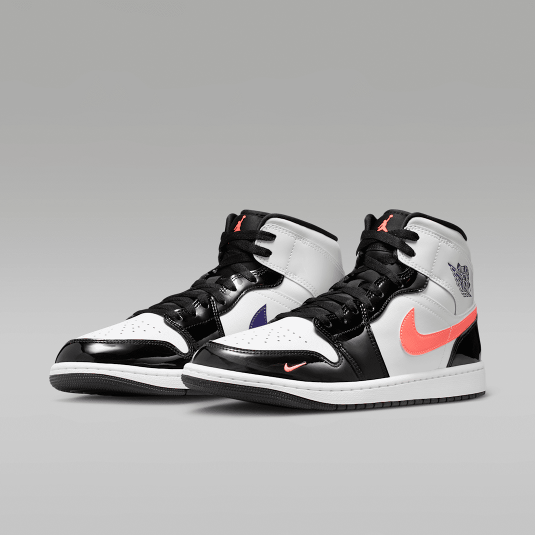 Black/White/Court Purple/Bright Mango
