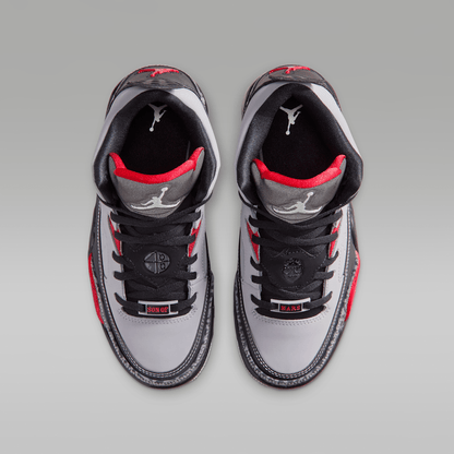 Cement Grey/Black/Fire Red/White 3