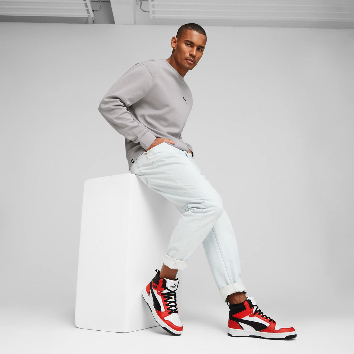 PUMA White-PUMA Black-For All Time Red