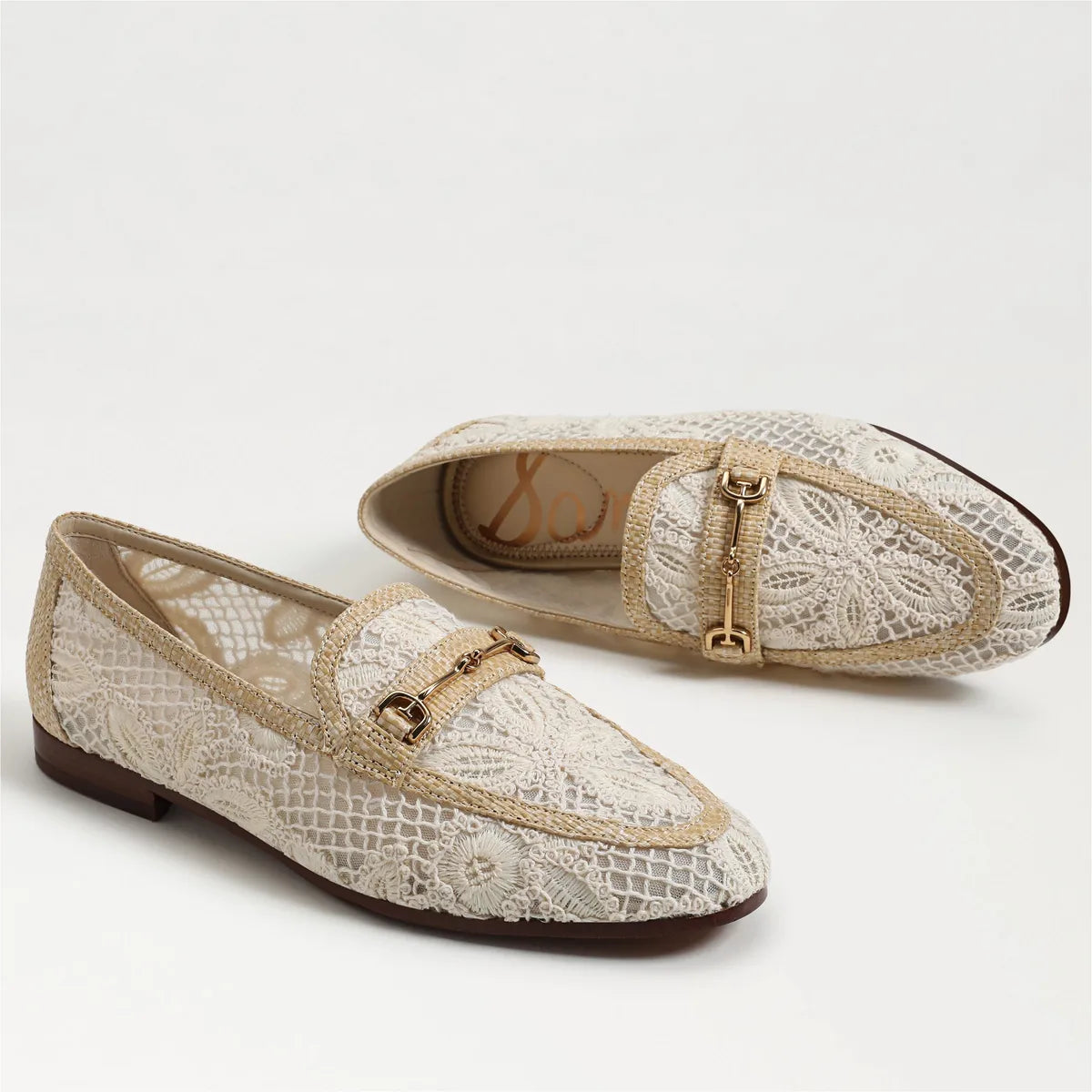 Warm Ivory Mesh Fabric