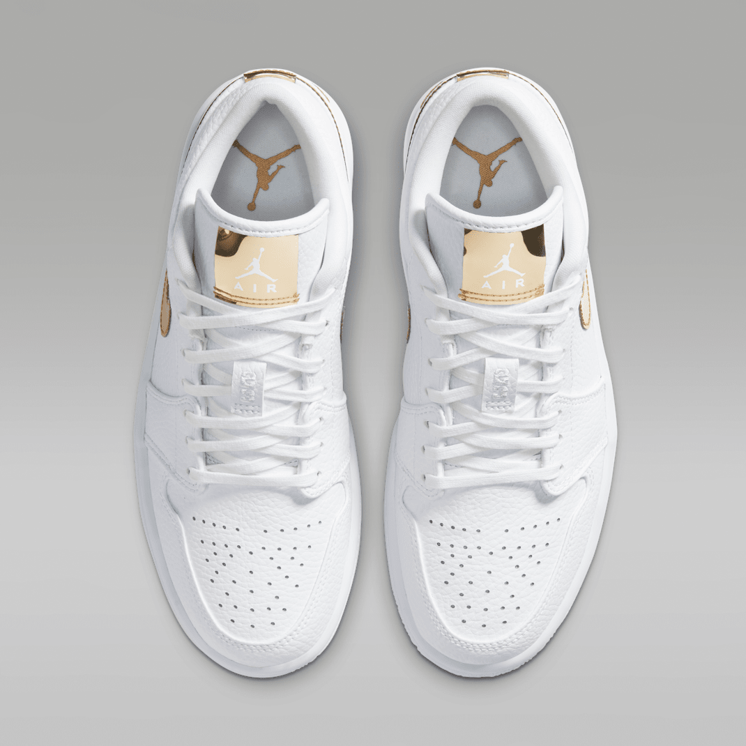 White/White/Metallic Gold