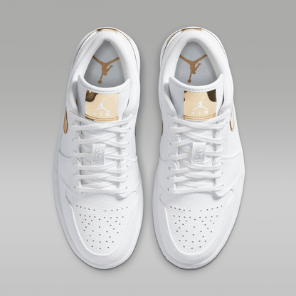 White/White/Metallic Gold