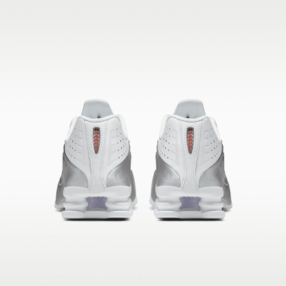 White/Metallic Silver/Max Orange/White