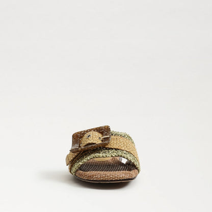 Washed Sage/Multi Faux Raffia