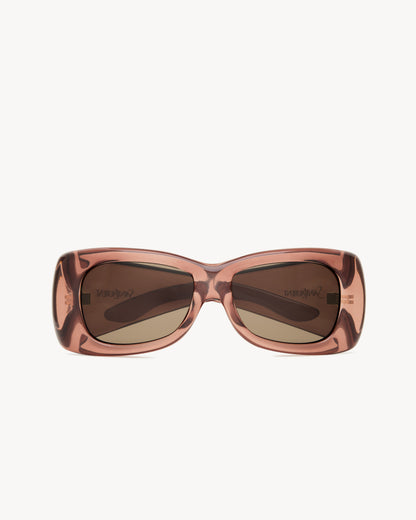 Transparent Red And Brown