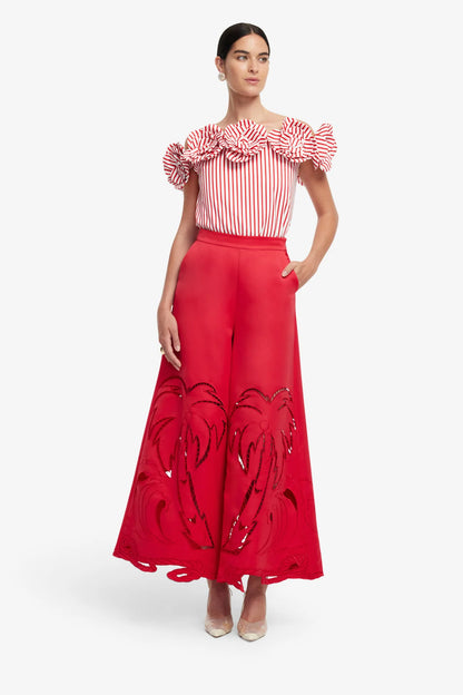 Stripes in Scarlet