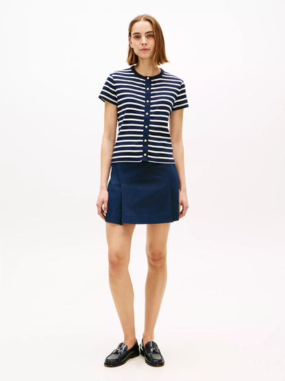 Navy/Ecru Stripe