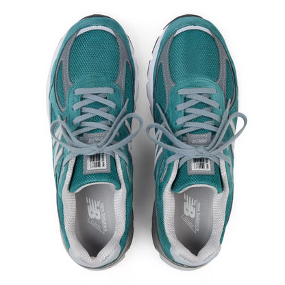 Vintage Teal With Grey 006 And White