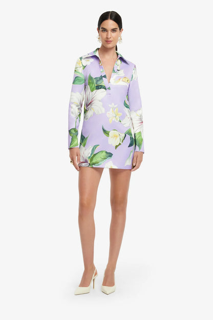 Lily Blossom Print in Lilac