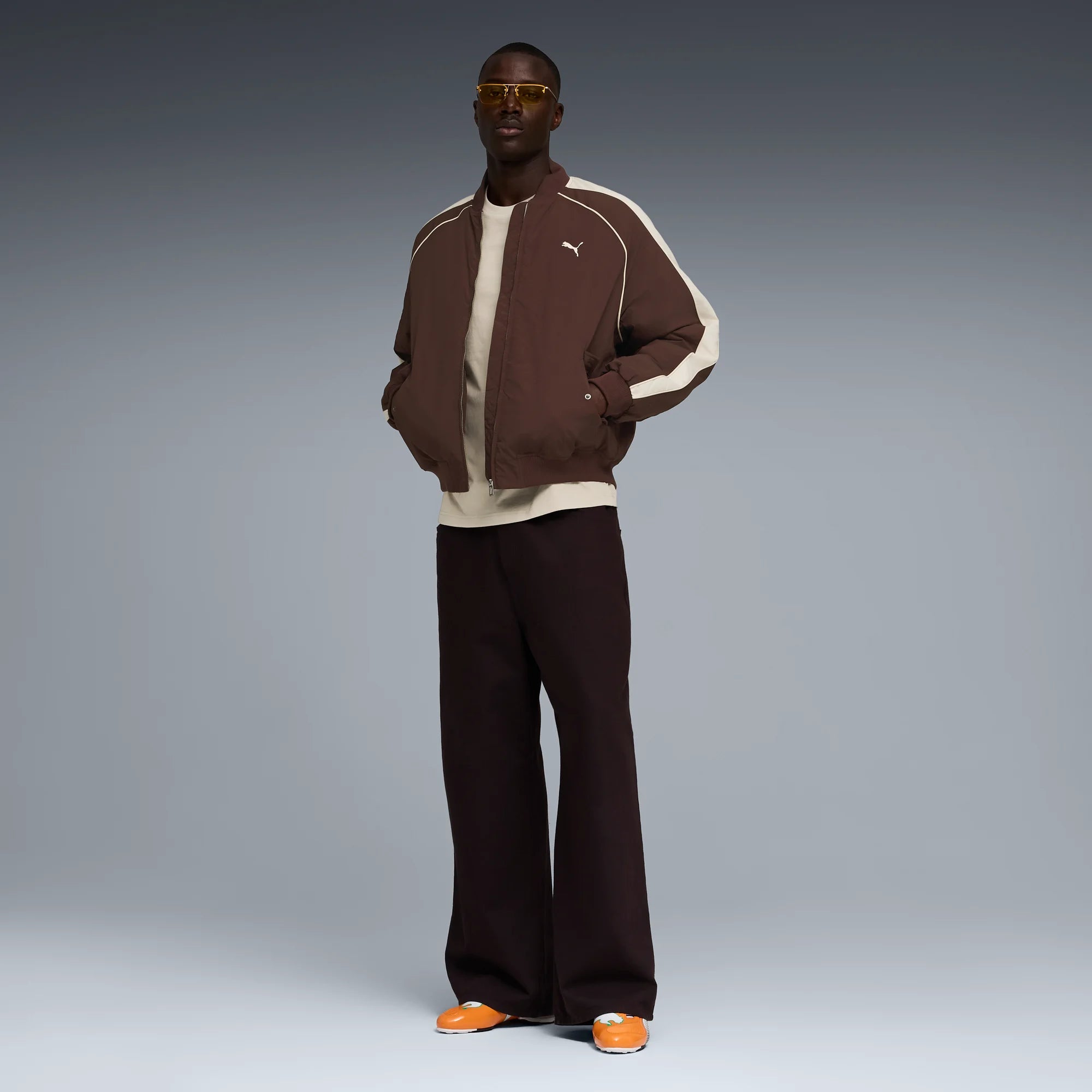 Rickie Orange-PUMA White