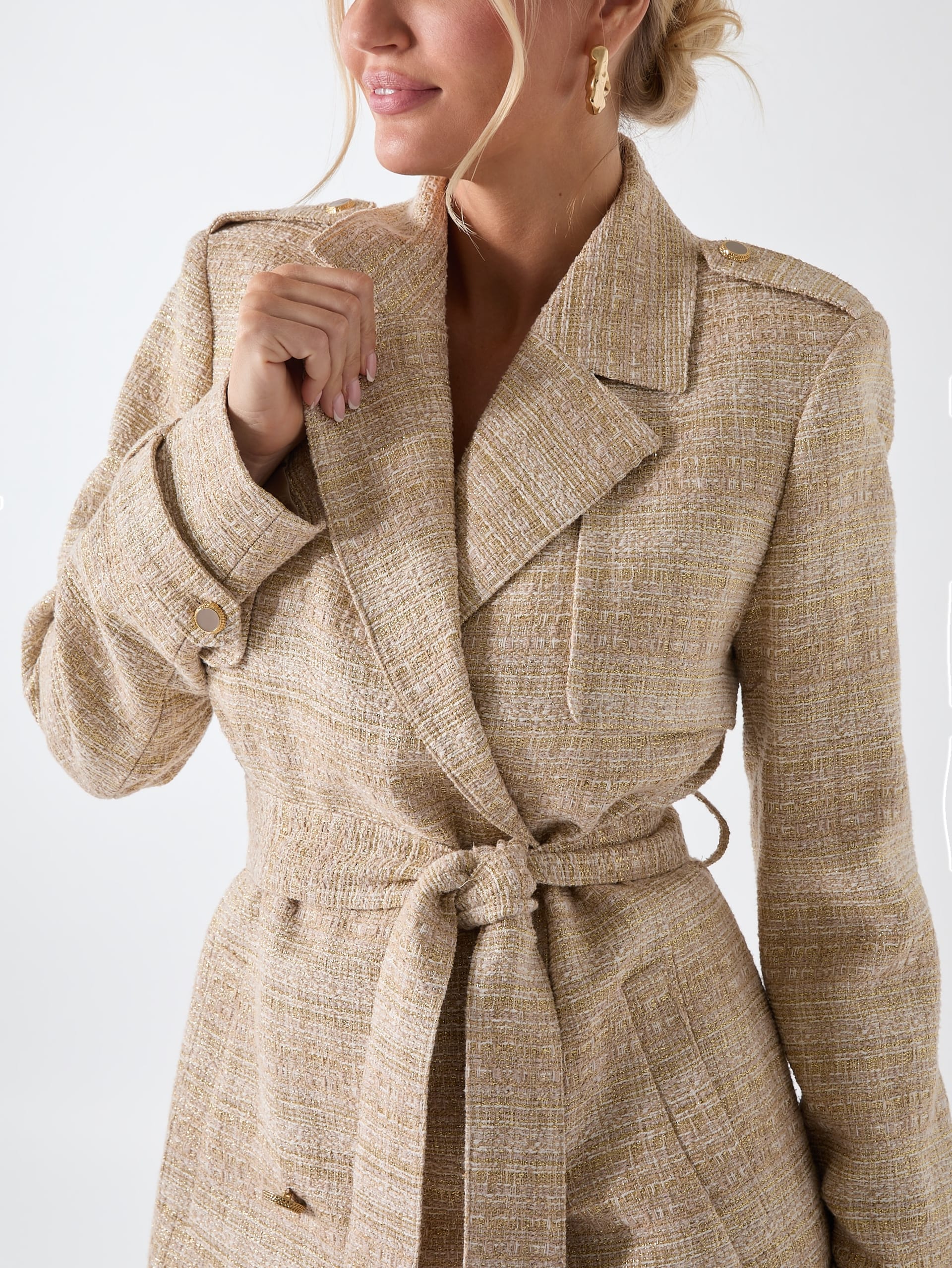 Velvet Taupe Lux Tweed