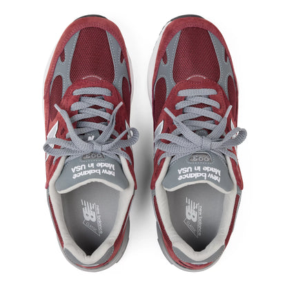 Classic Crimson With Grey 006 And White