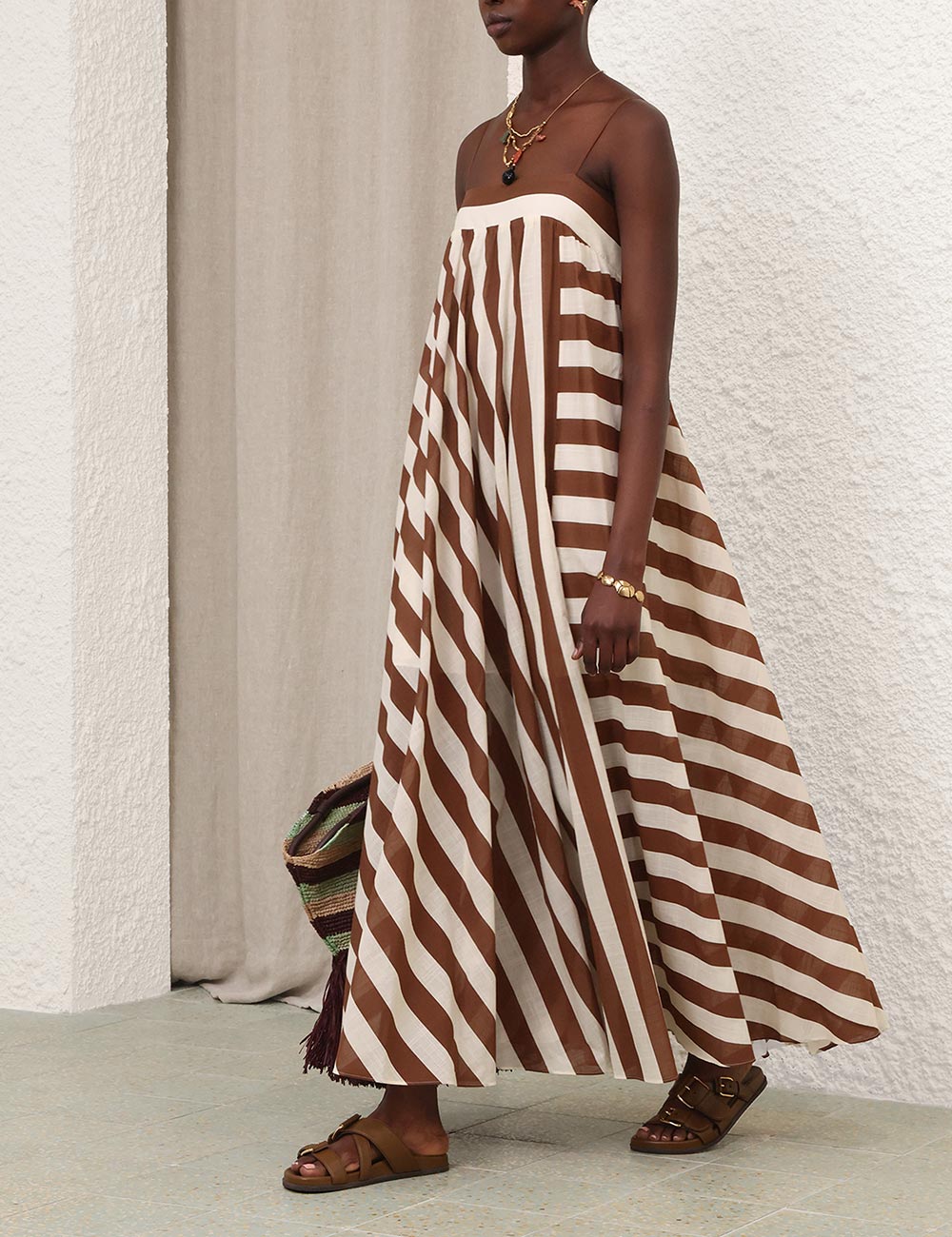 Choc Cream Stripe