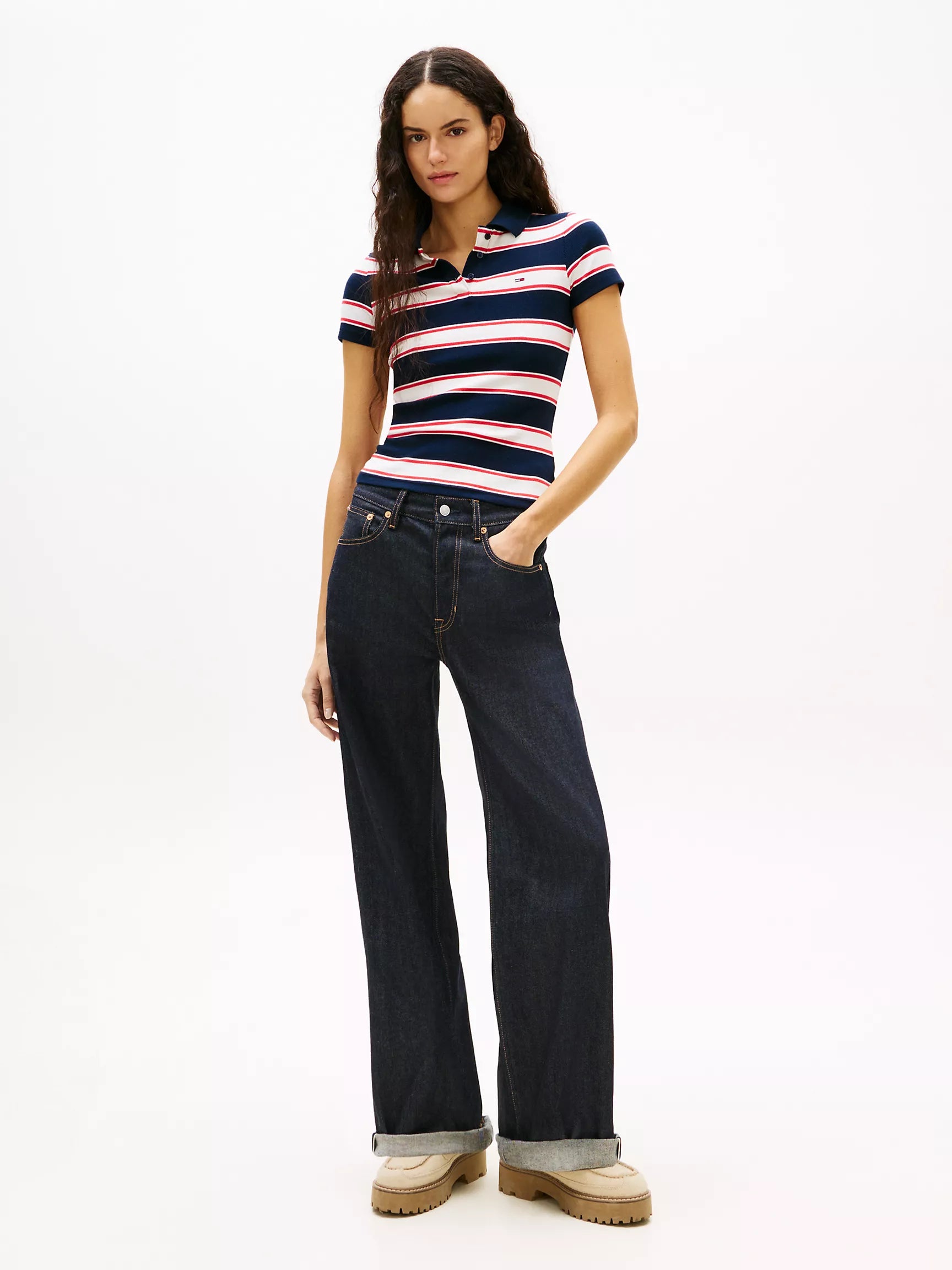 Dark Night Navy / Multi Stripe