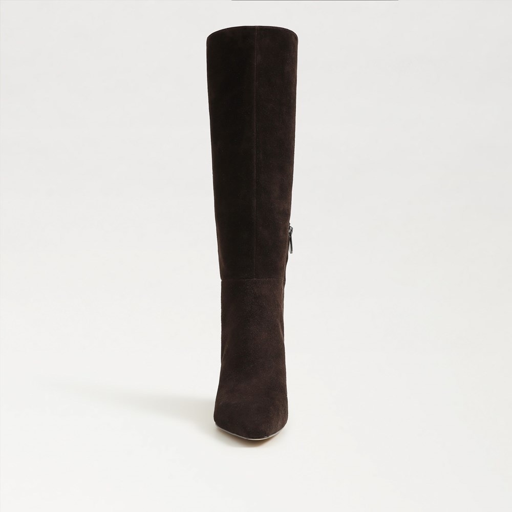 Chocolate Brown Suede