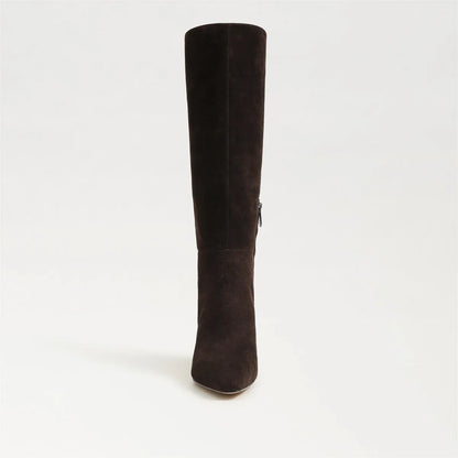 Chocolate Brown Suede