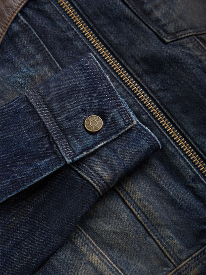 Gusa Sanded Dark Indigo W