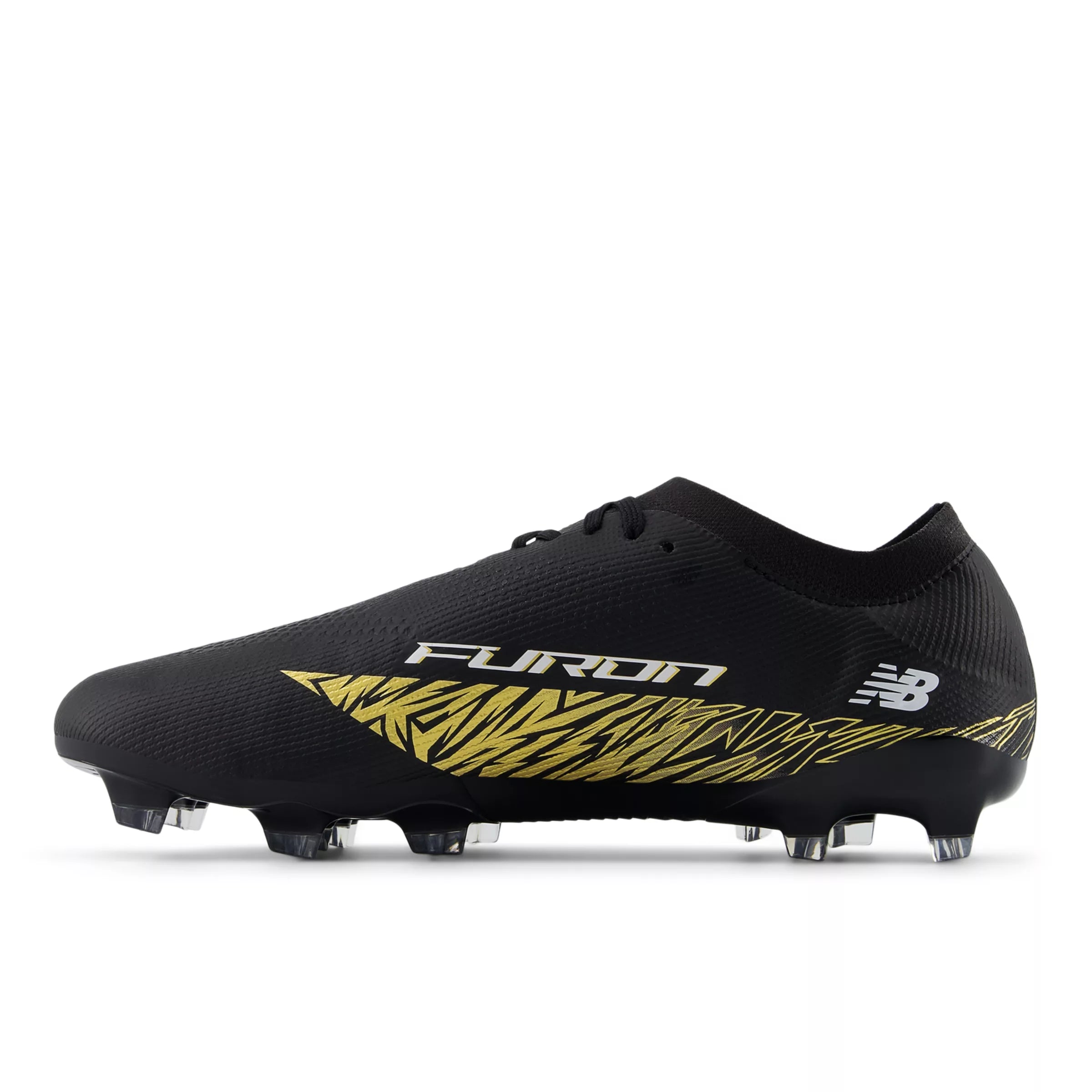Black With Metallic Gold And Metallic Silver