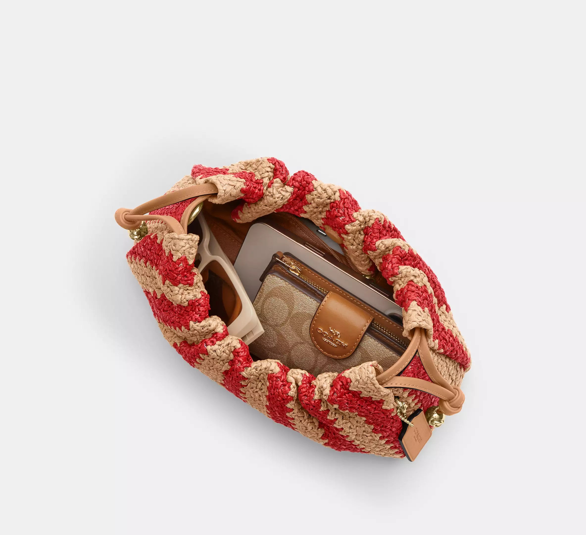 Gold/Red/Tan