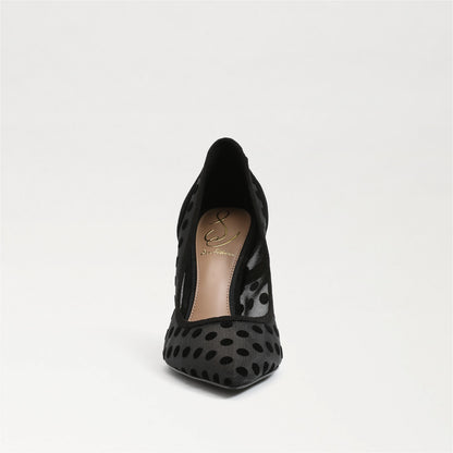 Black Polka Dot Mesh