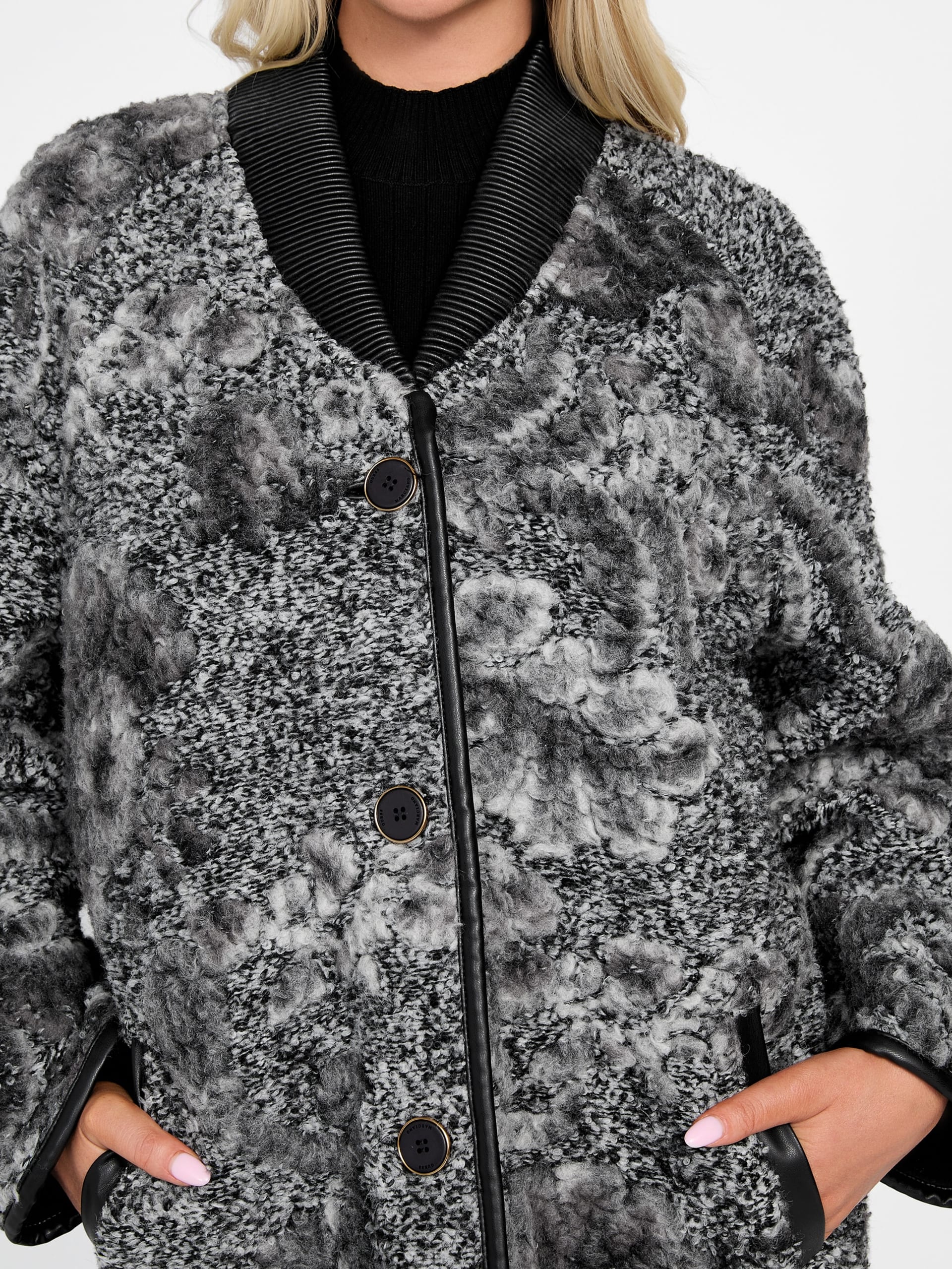 Floral Paisley Jacq Blk C