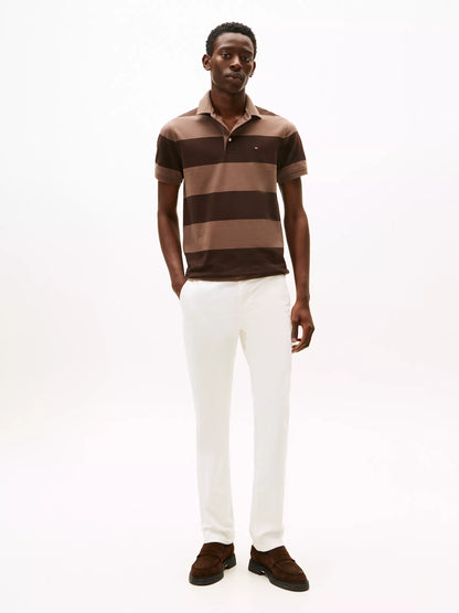 Dark Coffee/Beige Stripe
