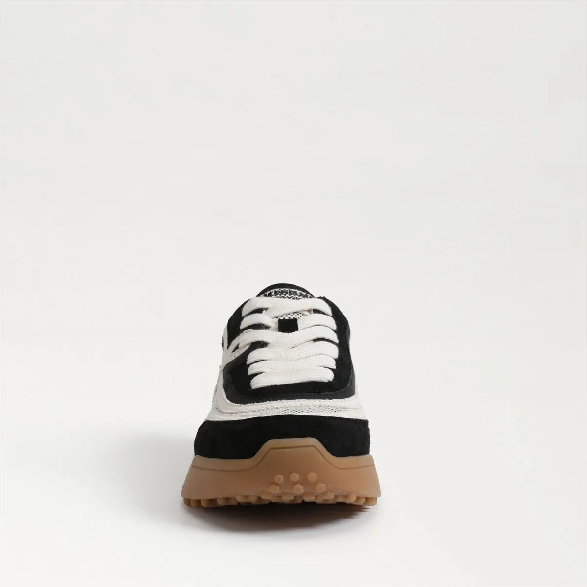 Black Suede/White Leather