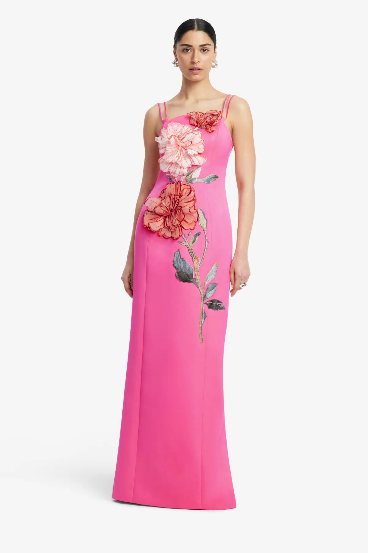 Peony Print in Fuchsia