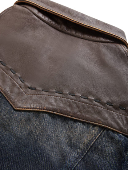 Gusa Sanded Dark Indigo W