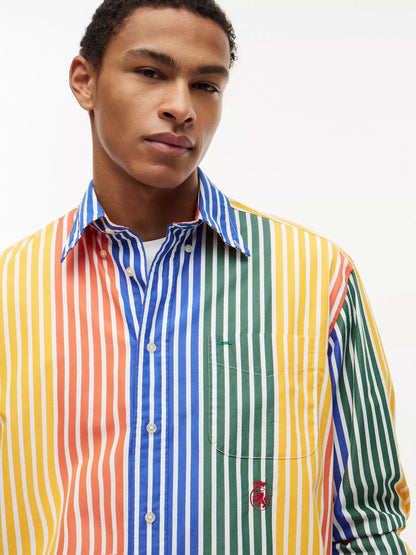Brilliant Orange Multi Stripe