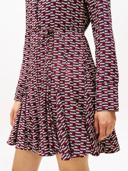 Logo Print Navy