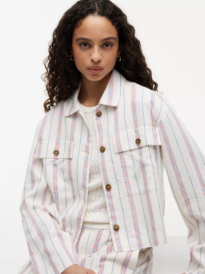 Ecru/Multi Stripe
